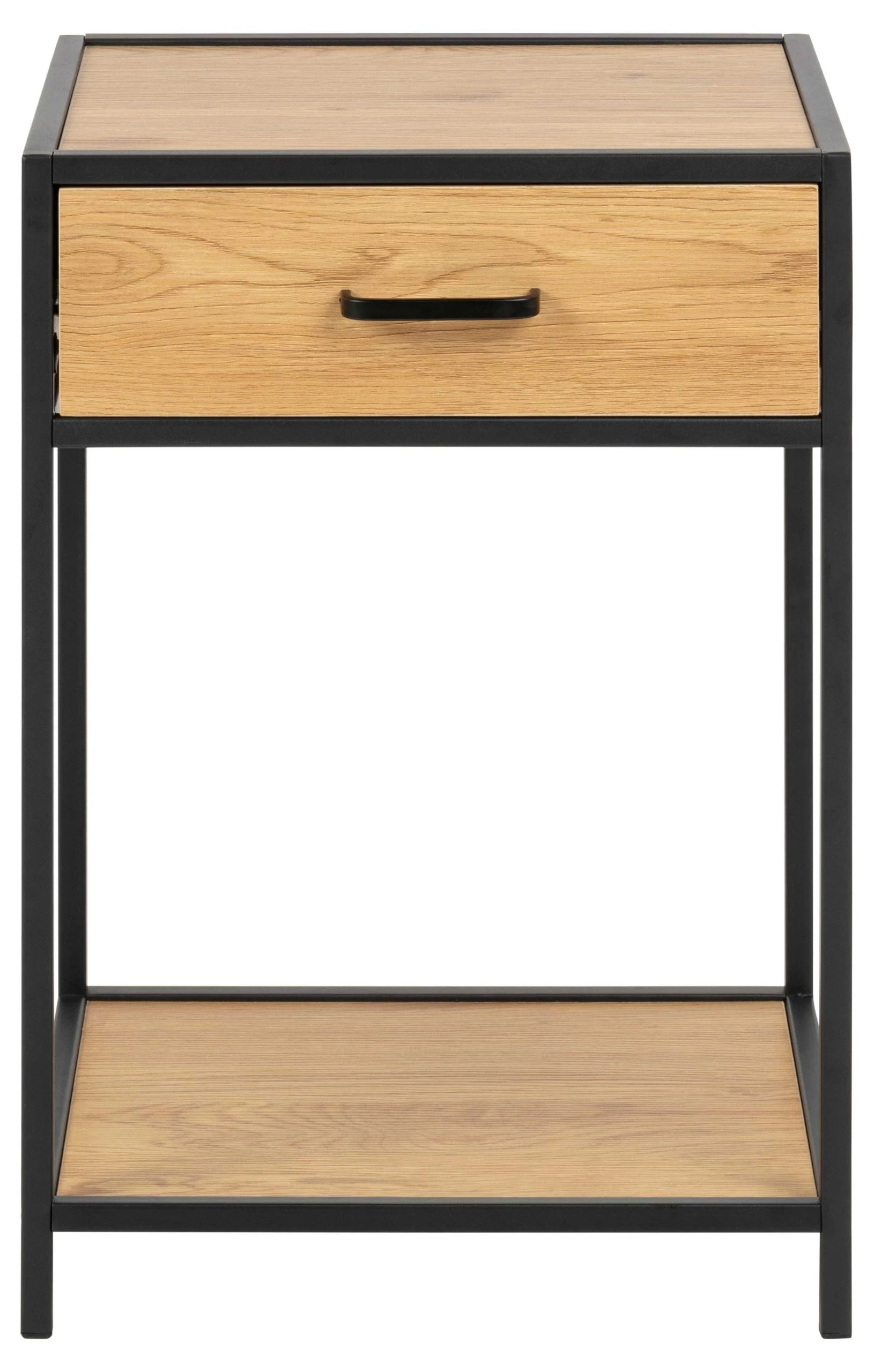 Table De Chevet Dover 1 Tiroir - Noir/chêne Sauvage 8 Table De Chevet Dover 1 Tiroir - Noir/chêne Sauvage – Image 8