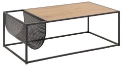 Table Basse Avec Porte-revues Dover - Noir/chêne Sauvage -Magasin De Meubles 0000085142 3 240d