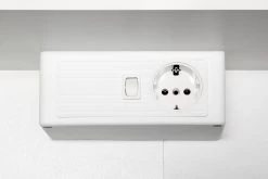 Armoire De Toilette Bobbi 80cm Modèle 1 3 Portes & Eclairage LED - Chêne -Magasin De Meubles 010.1.0042 13 378f