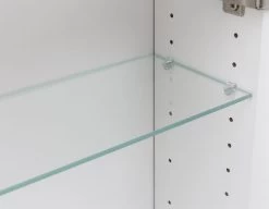 Armoire De Toilette Bobbi 120cm Modèle 2 3 Portes & Eclairage LED - Blanc -Magasin De Meubles 012.1.0042 14 7660