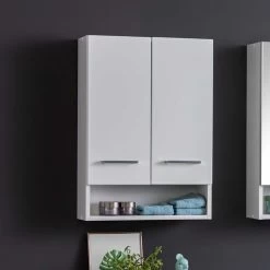 Armoire Murale Ricca 50cm 2 Portes - Blanc