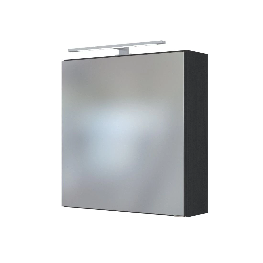 Armoire De Toilette Dasa 60cm à 1 Porte - Graphite/gris Mat 3 Armoire De Toilette Dasa 60cm à 1 Porte - Graphite/gris Mat – Image 3