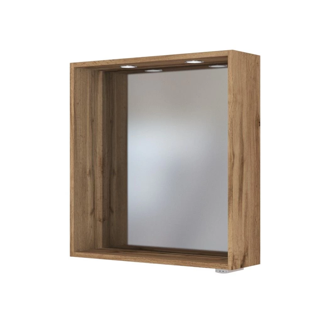 Miroir Dasa 60cm - Chêne Wotan 1 Miroir Dasa 60cm - Chêne Wotan