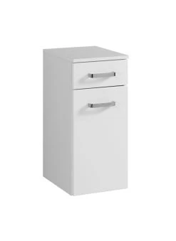 Armoire Salle De Bains Bobbi 30cm 1 Tiroir Et 1 Porte - Blanc -Magasin De Meubles 050.1.2133 1 c08f