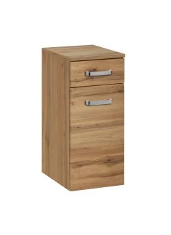 Armoire Salle De Bains Bobbi 30cm 1 Tiroir Et 1 Porte - Chêne -Magasin De Meubles 050.1.2162 1 09ad