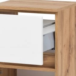 Armoire Salle De Bains Kornel/Luna 40cm 1 Porte & 1 Tiroir - Chêne/blanc Mat -Magasin De Meubles 056.1.3181 8 de22