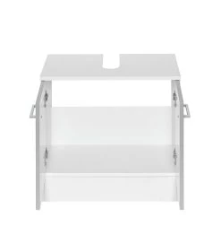 Meuble Sous Lavabo Ricca 60cm 2 Portes - Blanc/gris Clair -Magasin De Meubles 090.2034 2 45aa