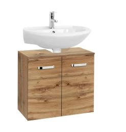 Meuble Sous Lavabo Bobbi 60cm 2 Portes - Chêne -Magasin De Meubles 090.2162 1a dd66