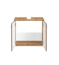 Meuble Sous Lavabo Bobbi 60cm 2 Portes - Chêne -Magasin De Meubles 090.2162 2 0c58