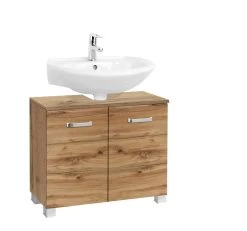 Meuble Sous Lavabo Bobbi 70cm 2 Portes - Chêne -Magasin De Meubles 092.2162 1b d5e2