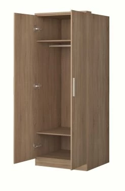 Armoire Ramos 80cm Avec 2 Portes - Chêne 14 Armoire Ramos 80cm Avec 2 Portes - Chêne -Magasin De Meubles 1016ROBLE 150 3ea1