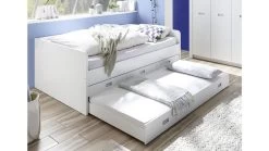 Lit Banquette Arkea 120x200 Avec 3 Tiroirs - Blanc -Magasin De Meubles 13442773 tandemliege alaska 2 2fcb