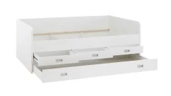 Lit Banquette Arkea 120x200 Avec 3 Tiroirs - Blanc -Magasin De Meubles 13442773 tandemliege alaska 4 7d6c