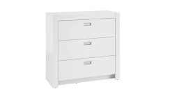 Commode Arkea 96cm Avec 3 Tiroirs - Blanc 8 Commode Arkea 96cm Avec 3 Tiroirs - Blanc -Magasin De Meubles 13442774 kommode alaska 2 90db