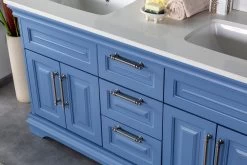 Jussara Ensemble De Meubles De Salle De Bain (3 Pièces) | 100% MDF LAQUERED | Comptoir En Quartz Blanc -Magasin De Meubles 138JSR1170 20 205 640d