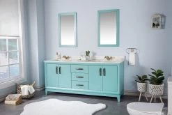 Jussara" Ensemble De Meubles De Salle De Bains | 3 Pièces | Turquoise -Magasin De Meubles 138JSR1192 20 202 6d79