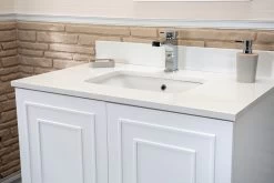 Jussara - Ensemble De Meubles De Salle De Bains | Comptoir En Quartz Blanc | 2 Pièces -Magasin De Meubles 138JSR1210 20 205 7e5a