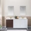 Jussara 3-Piece Bathroom Furniture Set | 100% Laquered MDF | White Quartz Countertop