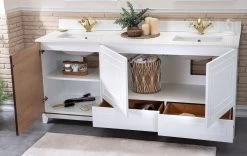 Jussara 3-Piece Bathroom Furniture Set | 100% Laquered MDF | White Quartz Countertop 10 Jussara 3-Piece Bathroom Furniture Set | 100% Laquered MDF | White Quartz Countertop -Magasin De Meubles 138JSR1214 20 203 06c1