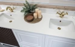 Jussara 3-Piece Bathroom Furniture Set | 100% Laquered MDF | White Quartz Countertop 9 Jussara 3-Piece Bathroom Furniture Set | 100% Laquered MDF | White Quartz Countertop -Magasin De Meubles 138JSR1214 20 204 4371