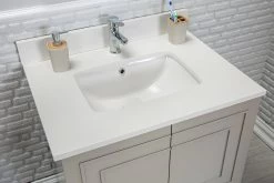 Ensemble De Meubles De Salle De Bains Jussara Avec Comptoir En Quartz Et Finition Grise -Magasin De Meubles 138JSR1216 20 204 0c7b