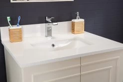 Jussara Ensemble De Meubles De Salle De Bain | Couleur Crème | 100% Bois Massif | Comptoir En Quartz -Magasin De Meubles 138JSR1223 20 205 0656