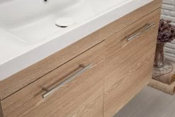 Jussara" Ensemble De Salle De Bains | MDF Mélaminé | Vasque En Céramique | Poignées Chromées | Chêne Blanc 12 Jussara" Ensemble De Salle De Bains | MDF Mélaminé | Vasque En Céramique | Poignées Chromées | Chêne Blanc -Magasin De Meubles 138JSR1270 20 208 5e10