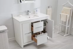 Jussara Ensemble De Meubles De Salle De Bains : 2pc - White MDF And Quartz 14 Jussara Ensemble De Meubles De Salle De Bains : 2pc - White MDF And Quartz -Magasin De Meubles 138JSR1278 20 203 3fd4