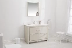 Jussara - Ensemble De Meubles De Salle De Bains | MDF Laqué | Plan En Quartz Et Vasque En Porcelaine | Beige 14 Jussara - Ensemble De Meubles De Salle De Bains | MDF Laqué | Plan En Quartz Et Vasque En Porcelaine | Beige -Magasin De Meubles 138JSR1285 20 203 ade2