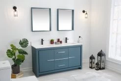 Jussara 3-Piece Bathroom Furniture Set | LAQUERED MDF | White Quartz Countertop -Magasin De Meubles 138JSR1309 20 202 ff92