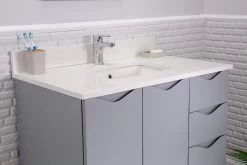 Jussara 2-piece Bathroom Furniture Set | Grey | Solid Wood And Quartz -Magasin De Meubles 138JSR1320 20 205 07fb