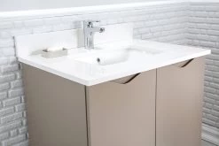 Jussara 2-Piece Bathroom Furniture Set | Cappuccino | 100% Wood And Quartz -Magasin De Meubles 138JSR1326 20 205 015e