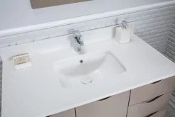 Jussara - Ensemble De Meubles De Salle De Bains | 2 Pièces - Bois Massif | Cappuccino -Magasin De Meubles 138JSR1328 20 204 1d11