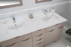 Jussara Ensemble De Meubles De Salle De Bains | 3 Pièces | Cappuccino | 100% MDF -Magasin De Meubles 138JSR1330 20 204 3206
