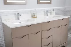 Jussara Ensemble De Meubles De Salle De Bains | 3 Pièces | Cappuccino | 100% MDF -Magasin De Meubles 138JSR1330 20 205 c700