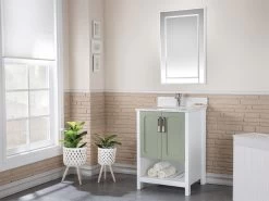 Jussara Ensemble De Meubles De Salle De Bains | 2 Pièces | Vert -Magasin De Meubles 138JSR1332 20 202 5494