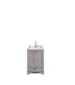 Jussara Ensemble De Meubles De Salle De Bains Avec Comptoir En Quartz (gris) -Magasin De Meubles 138JSR1353 20 205 02fc
