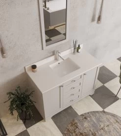 Jussara Ensemble De Meubles De Salle De Bain | 2PC | Gris | 100% Bois -Magasin De Meubles 138JSR1357 20 203 fed9