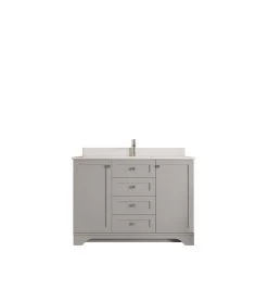 Jussara Ensemble De Meubles De Salle De Bain | 2PC | Gris | 100% Bois -Magasin De Meubles 138JSR1357 20 207 24b6