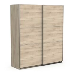 Penderie Spectre 178cm Avec Portes Coulissantes - Chêne -Magasin De Meubles 190006 8b6e