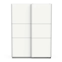 Penderie Spectre 148cm Avec Portes Coulissantes - Blanc Mat -Magasin De Meubles 190025 1 a034