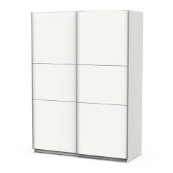 Penderie Spectre 148cm Avec Portes Coulissantes - Blanc Mat -Magasin De Meubles 190025 2 f4d3