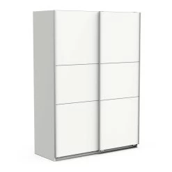 Penderie Spectre 148cm Avec Portes Coulissantes - Blanc Mat -Magasin De Meubles 190025 7593