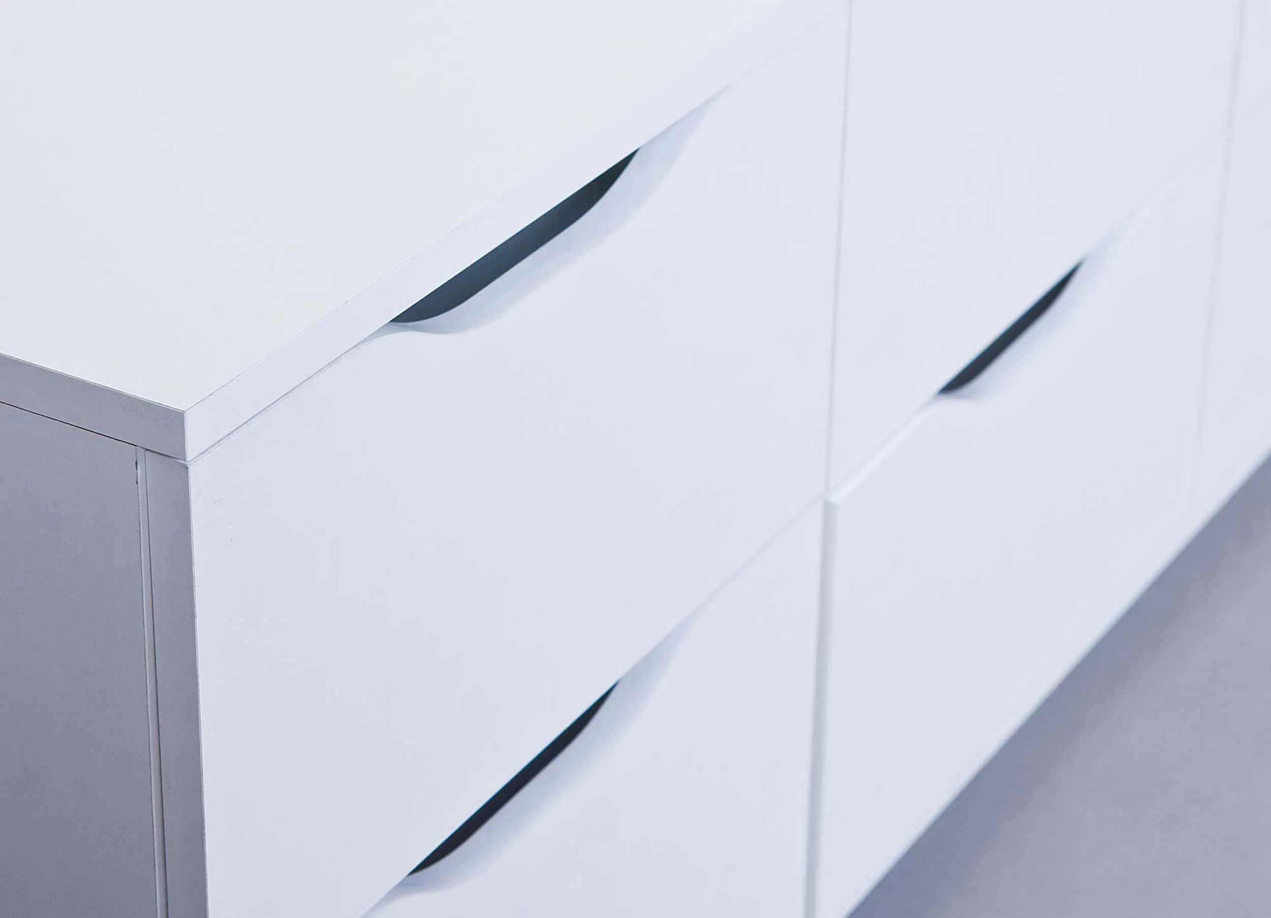 Chiffonnier Westphalen 6 Tiroirs - Blanc 4 Chiffonnier Westphalen 6 Tiroirs - Blanc – Image 4