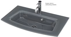 Meuble Vasque Kornel 80cm Avec Vasque Grise - Gris Graphite -Magasin De Meubles 198.1.3218 10 b355
