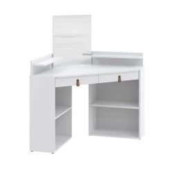 Coiffeuse Grab 90x90 à 2 Tiroirs - Blanc 13 Coiffeuse Grab 90x90 à 2 Tiroirs - Blanc -Magasin De Meubles 2076X2121A42 Gloss pure white 2 7b9f