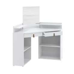 Coiffeuse Grab 90x90 à 2 Tiroirs - Blanc 19 Coiffeuse Grab 90x90 à 2 Tiroirs - Blanc -Magasin De Meubles 2076X2121A42 Gloss pure white 4 df61