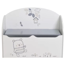 Coffre à Jouets Berrie-blanc Mat/gris Clair 11 Coffre à Jouets Berrie-blanc Mat/gris Clair -Magasin De Meubles 20900240 55 8608