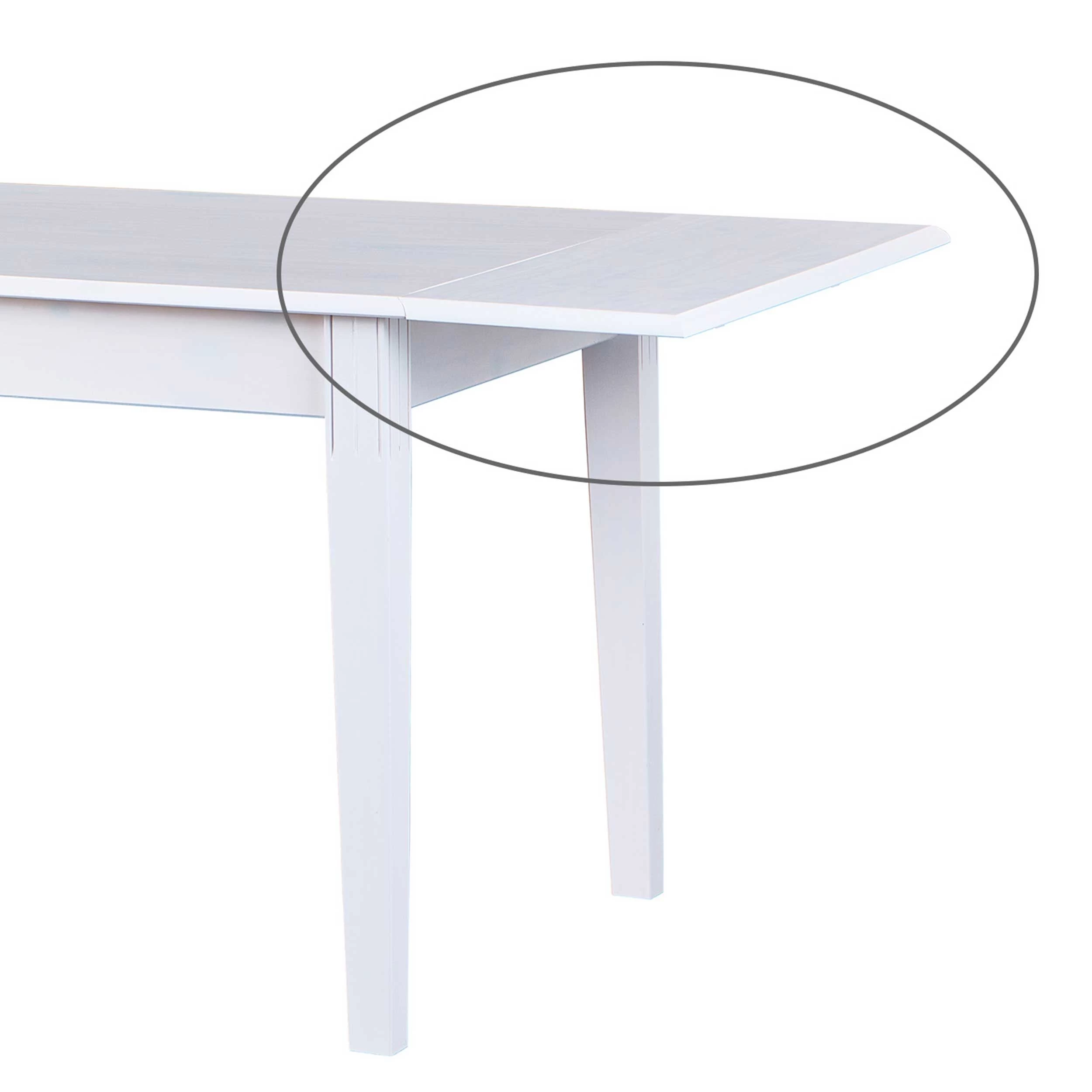 Rallonge 40 Cm Pour Table à Manger Westerland Blanche 1 Rallonge 40 Cm Pour Table à Manger Westerland Blanche