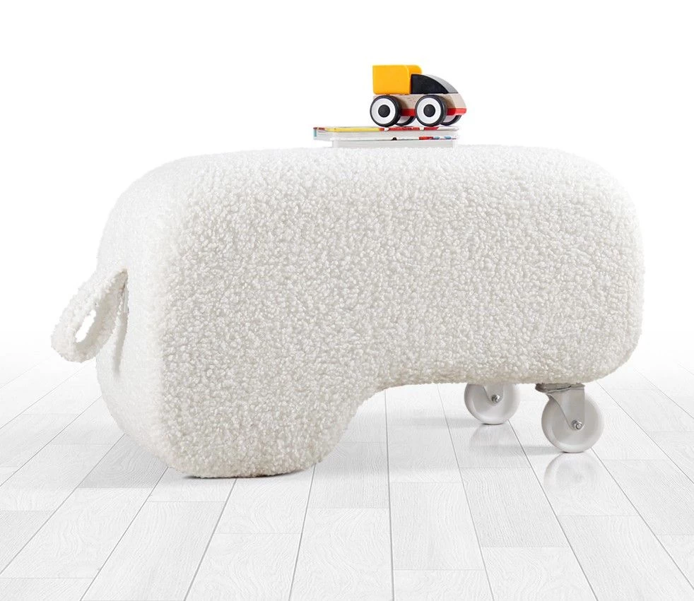 Fauteuil En Fausse Fourrure | 35cm Éponge Orthopédique | Blanc 1 Fauteuil En Fausse Fourrure | 35cm Éponge Orthopédique | Blanc